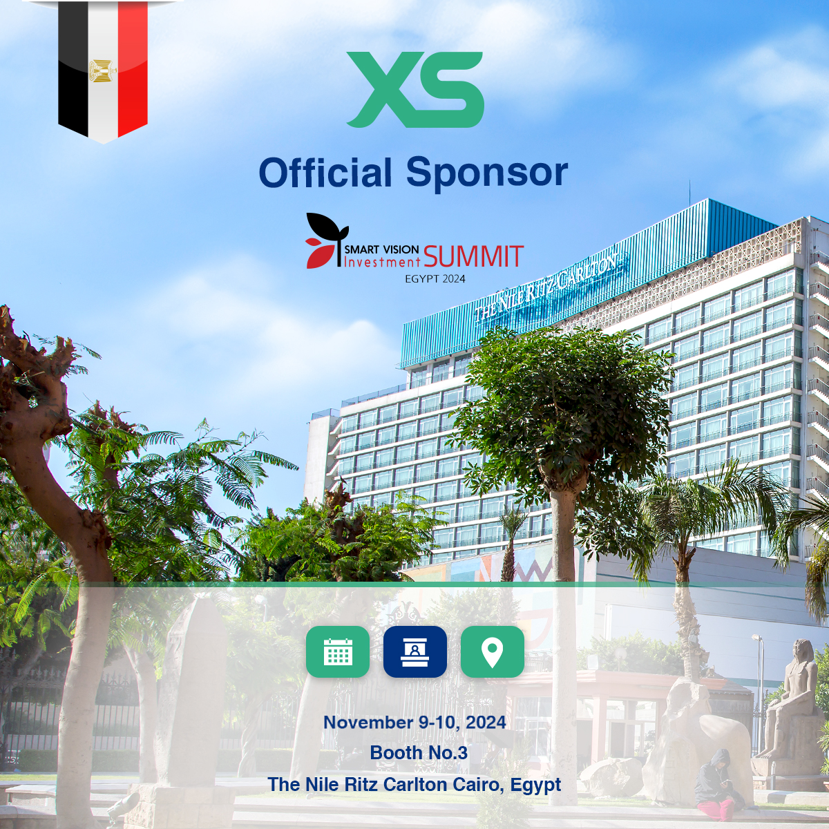 XS.com Anuncia Patrocínio Global Oficial do Smart Vision Summit no Cairo